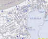 Map of route from Tate Gallery to Hepworth Museum, St. Ives, Cornwall 1