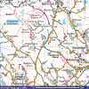 Map of route to Chysauster from St. Ives