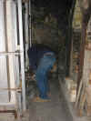 Trevor Corser firing the kiln at the Leach pottery, St. Ives, Cornwall 1